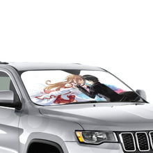 Load image into Gallery viewer, Kirito and Asuna Car Sunshade
