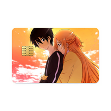 Load image into Gallery viewer, Kirito and Asuna Credit Card Skins (4-in-1 Pack)
