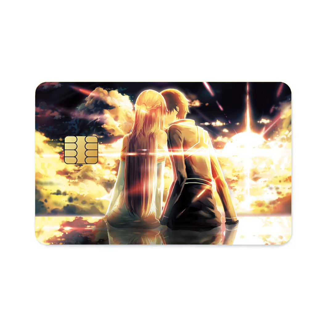 Kirito and Asuna Credit Card Skins (4-in-1 Pack)
