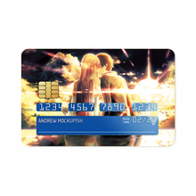 Load image into Gallery viewer, Kirito and Asuna Credit Card Skins (4-in-1 Pack)
