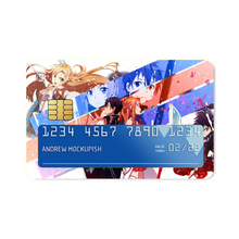Load image into Gallery viewer, Kirito and Asuna Credit Card Skins (4-in-1 Pack)
