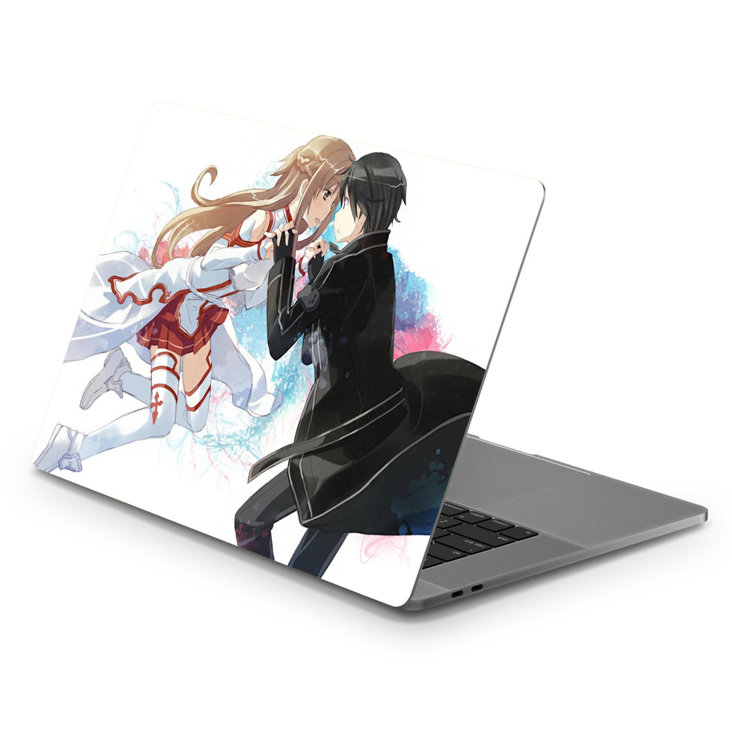 Kirito and Asuna Macbook Skin