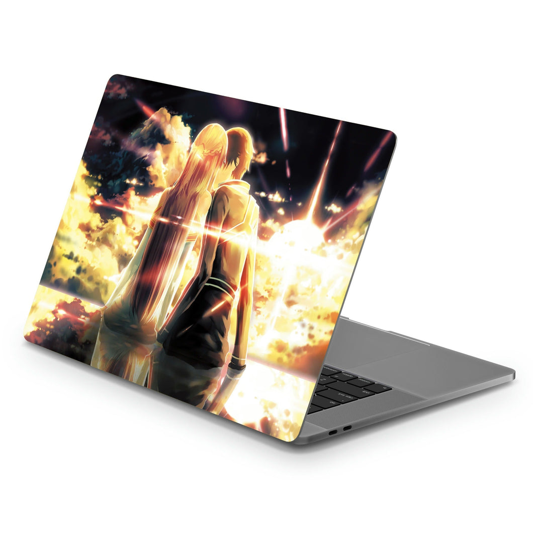 Kirito and Asuna Macbook Skin