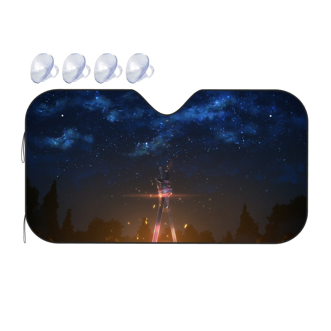 Kirito and Asuna's sword  Car Sunshade