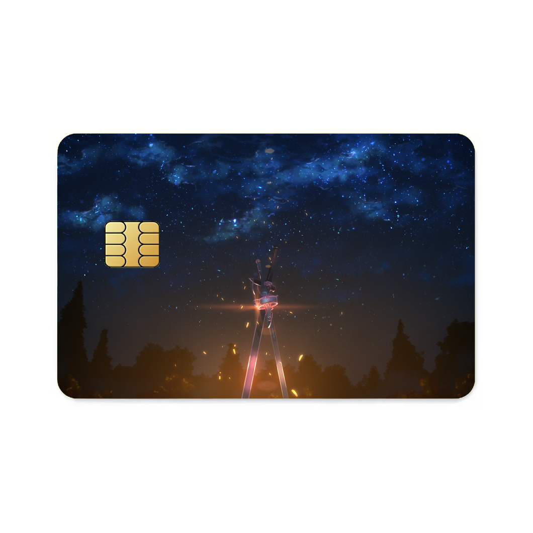 Kirito and Asuna's sword  Credit Card Skins (4-in-1 Pack)