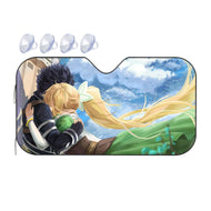 Kirito and Leafa  Car Sunshade