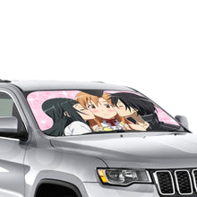 Load image into Gallery viewer, Kirito,Asuna and Yui  Car Sunshade
