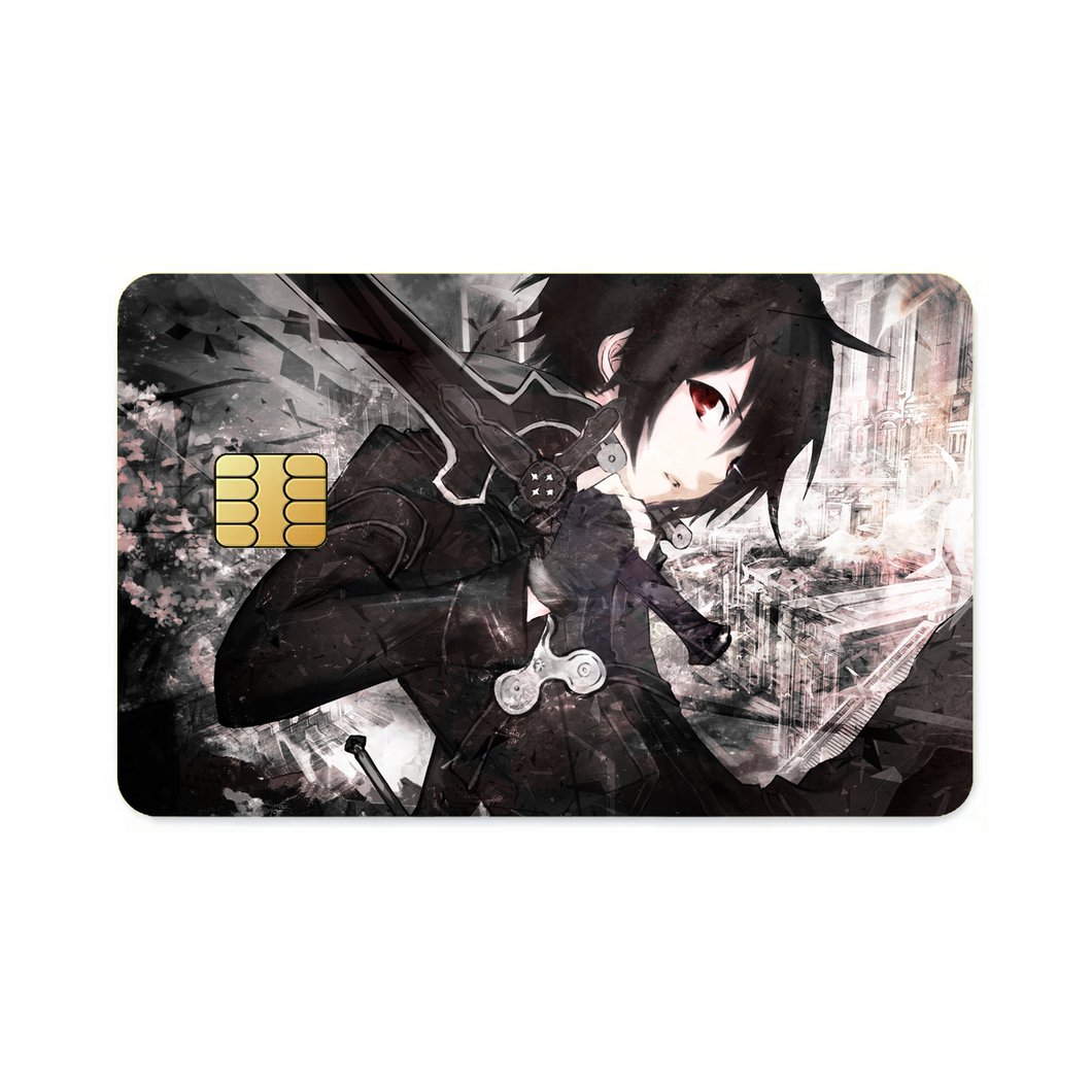 kirito blacksword  Credit Card Skins (4-in-1 Pack)
