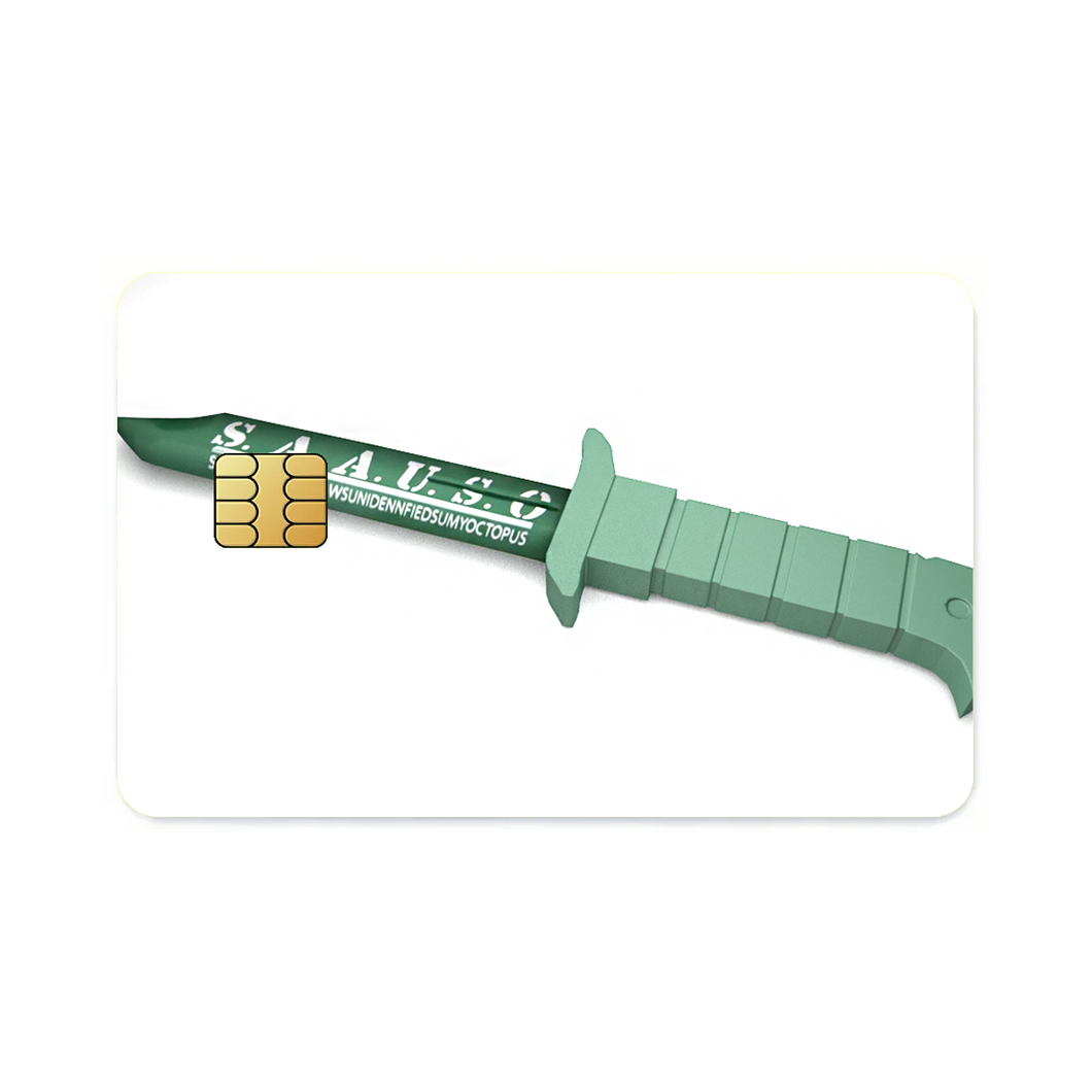 Knife (assassination classroom)  Credit Card Skins (4-in-1 Pack)