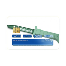 Load image into Gallery viewer, Knife (assassination classroom)  Credit Card Skins (4-in-1 Pack)
