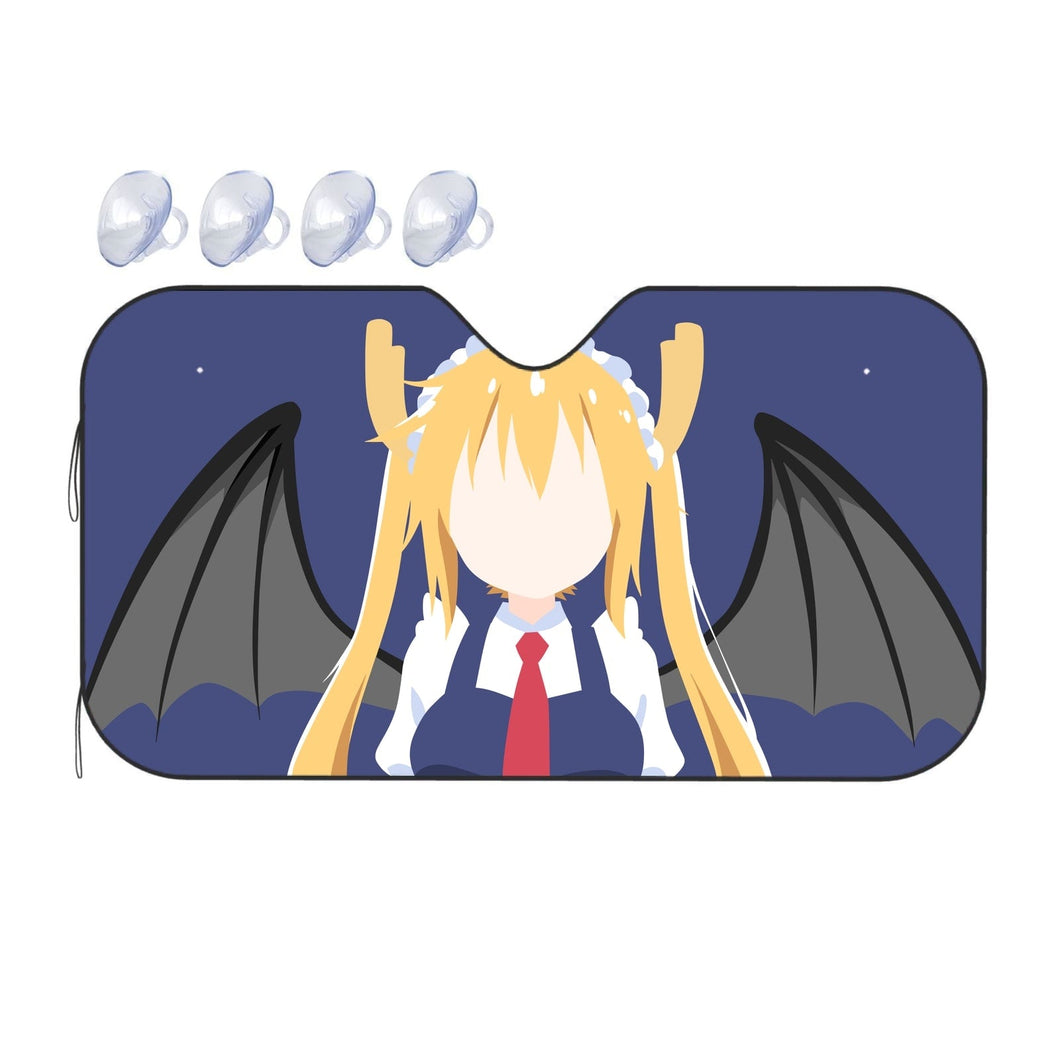 Kobayashi's Dragon Maid Minimalist  Car Sunshade