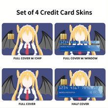 Load image into Gallery viewer, Kobayashi&#39;s Dragon Maid Minimalist  Credit Card Skins (4-in-1 Pack)
