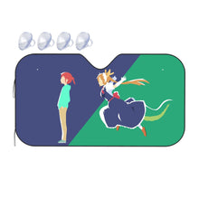Load image into Gallery viewer, Kobayashi-san Chi no Maid Dragon Minimaist  Car Sunshade
