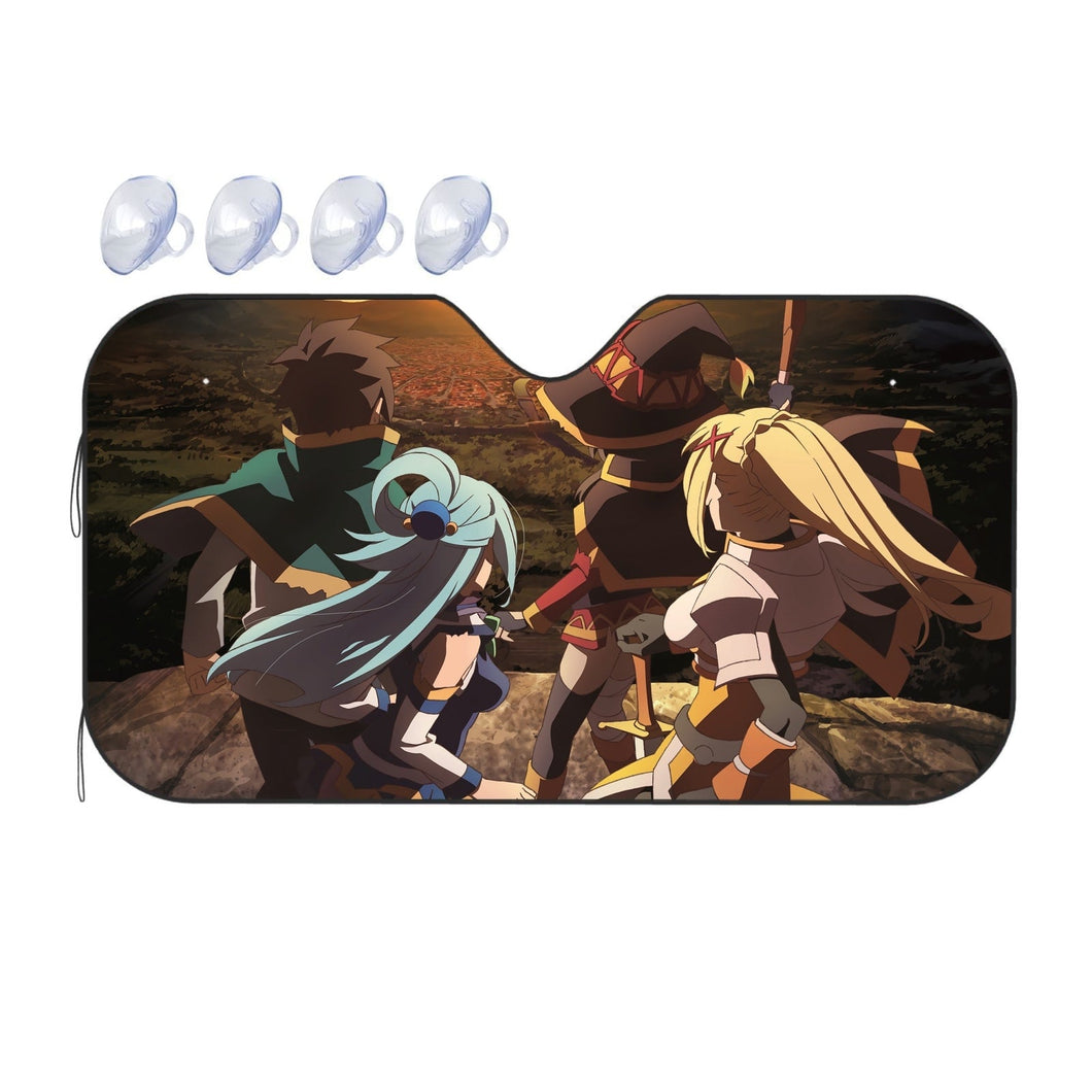 KonoSuba - God’s blessing on this wonderful world!!  Car Sunshade