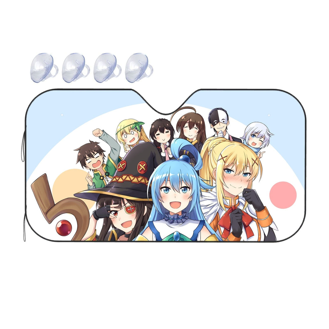 KonoSuba - God’s blessing on this wonderful world!!  Car Sunshade