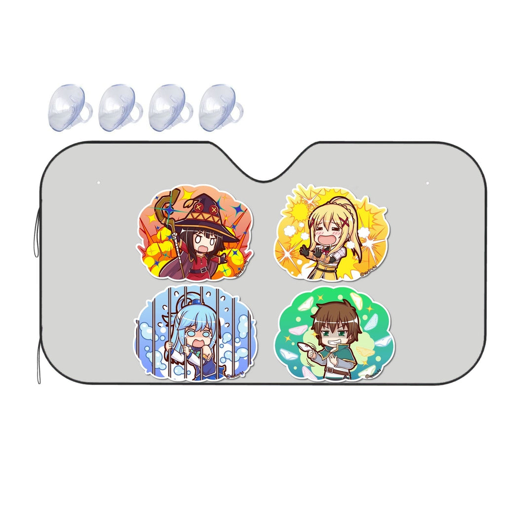 KonoSuba - God’s blessing on this wonderful world!!  Car Sunshade