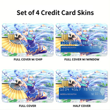 Load image into Gallery viewer, KonoSuba - God’s blessing on this wonderful world!!  Credit Card Skins (4-in-1 Pack)
