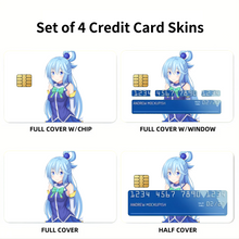 Load image into Gallery viewer, KonoSuba - God’s blessing on this wonderful world!!  Credit Card Skins (4-in-1 Pack)
