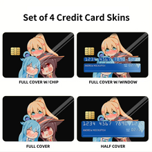 Load image into Gallery viewer, KonoSuba - God’s blessing on this wonderful world!!  Credit Card Skins (4-in-1 Pack)
