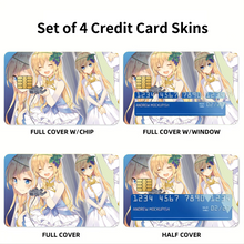 Load image into Gallery viewer, KonoSuba - God’s blessing on this wonderful world!!  Credit Card Skins (4-in-1 Pack)
