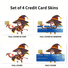 Load image into Gallery viewer, KonoSuba - God’s blessing on this wonderful world!!  Credit Card Skins (4-in-1 Pack)

