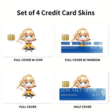 Load image into Gallery viewer, KonoSuba - God’s blessing on this wonderful world!!  Credit Card Skins (4-in-1 Pack)

