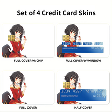 Load image into Gallery viewer, KonoSuba - God’s blessing on this wonderful world!!  Credit Card Skins (4-in-1 Pack)
