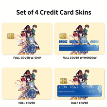 Load image into Gallery viewer, KonoSuba - God’s blessing on this wonderful world!!  Credit Card Skins (4-in-1 Pack)
