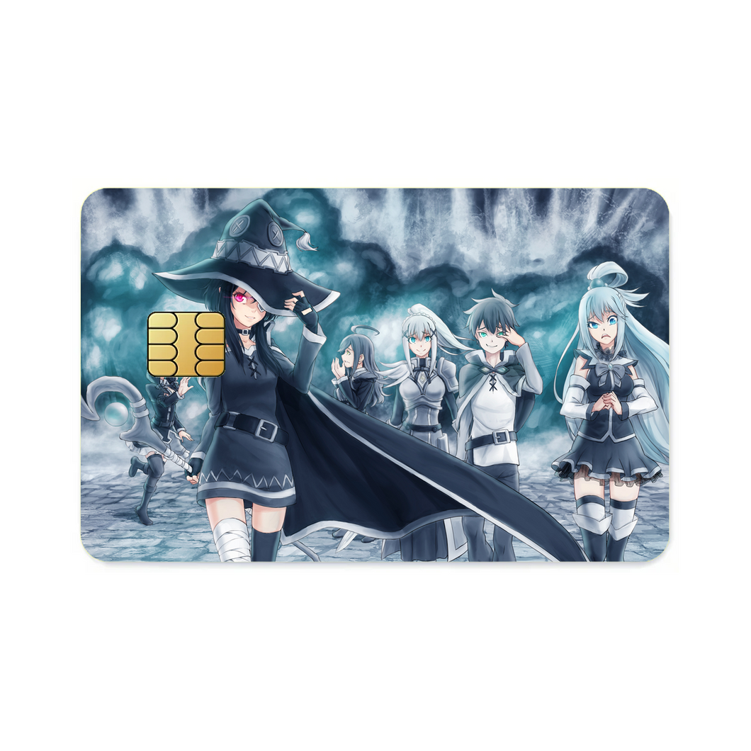 KonoSuba - God’s blessing on this wonderful world!!  Credit Card Skins (4-in-1 Pack)
