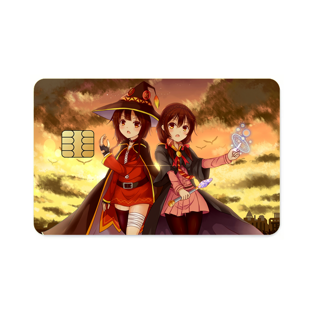 KonoSuba - God’s blessing on this wonderful world!!  Credit Card Skins (4-in-1 Pack)
