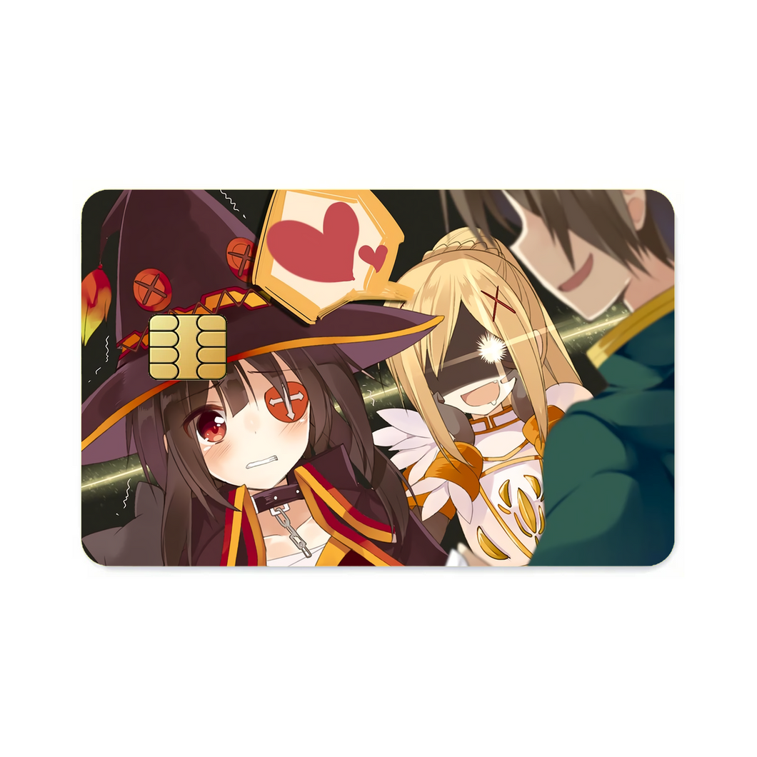 KonoSuba - God’s blessing on this wonderful world!!  Credit Card Skins (4-in-1 Pack)