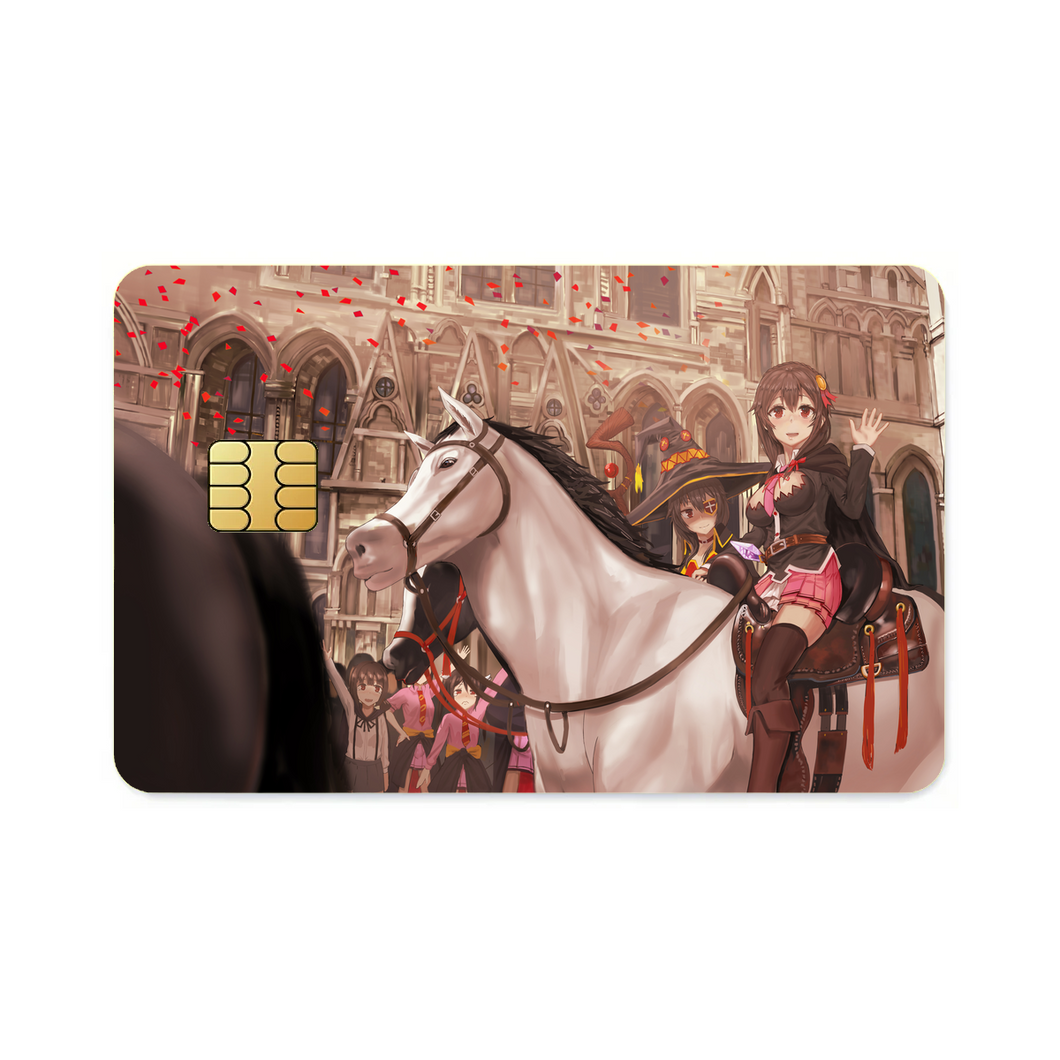 KonoSuba - God’s Blessing On This Wonderful World!!  Credit Card Skins (4-in-1 Pack)