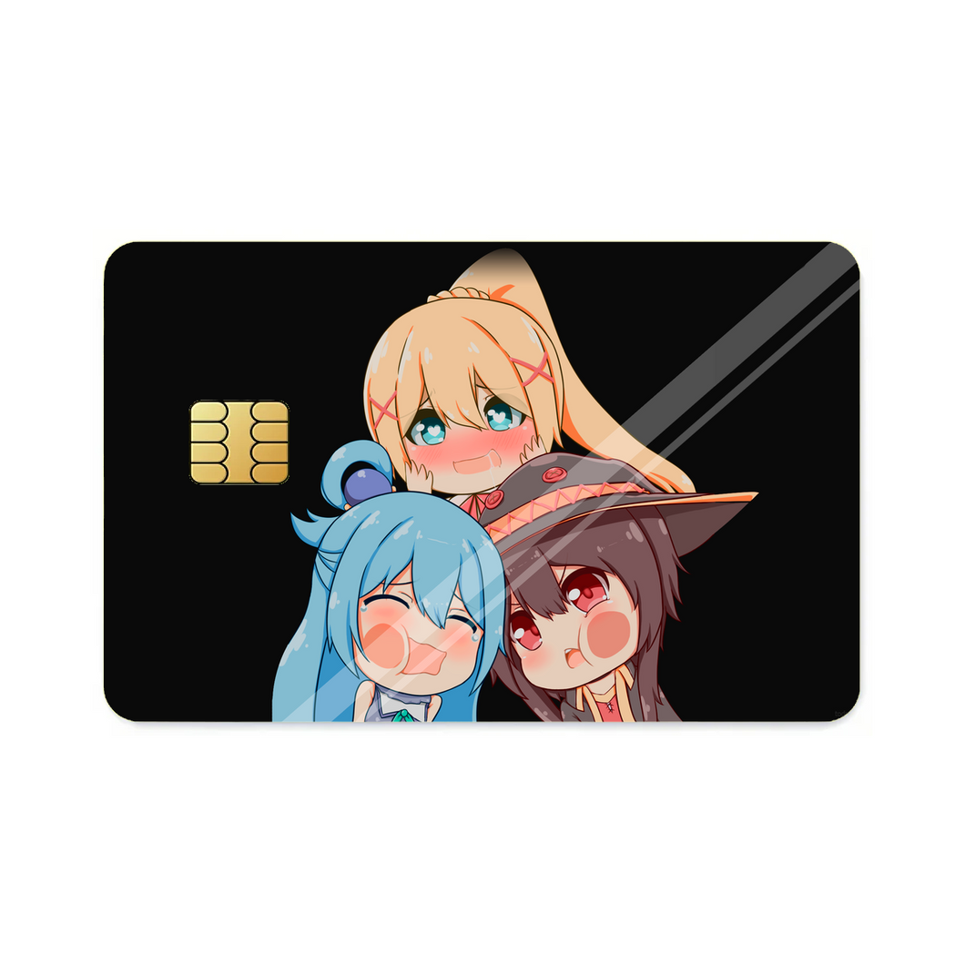 KonoSuba - God’s blessing on this wonderful world!!  Credit Card Skins (4-in-1 Pack)