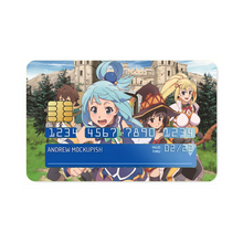 Load image into Gallery viewer, KonoSuba - God’s blessing on this wonderful world!!  Credit Card Skins (4-in-1 Pack)

