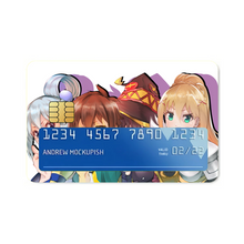 Load image into Gallery viewer, KonoSuba - God’s blessing on this wonderful world!!  Credit Card Skins (4-in-1 Pack)
