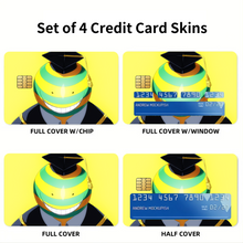 Load image into Gallery viewer, Koro-sensei  Credit Card Skins (4-in-1 Pack)
