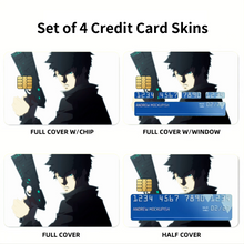 Load image into Gallery viewer, kougami with his dominator  Credit Card Skins (4-in-1 Pack)
