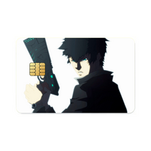 Load image into Gallery viewer, kougami with his dominator  Credit Card Skins (4-in-1 Pack)
