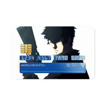 Load image into Gallery viewer, kougami with his dominator  Credit Card Skins (4-in-1 Pack)
