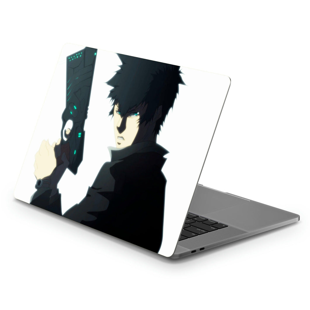 kougami with his dominator  Macbook Skin