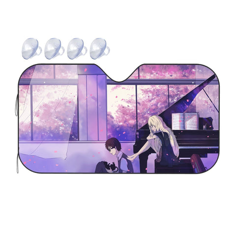 Your Lie in April Car Sunshades
