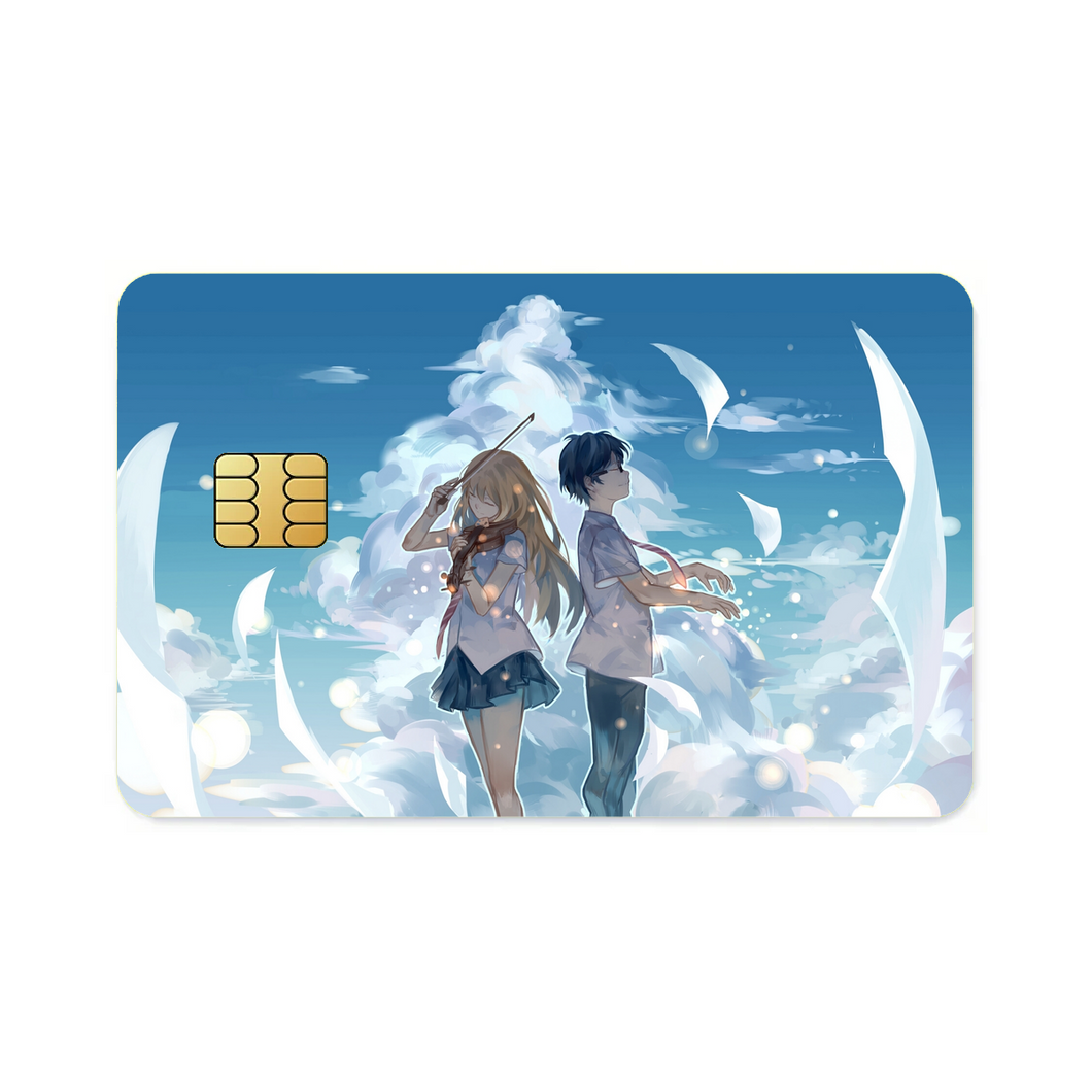 Kousei Arima and Kaori Miyazono  Credit Card Skins (4-in-1 Pack)