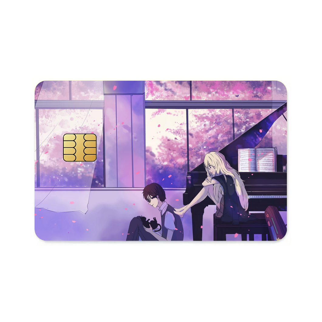 Kousei Arima and Kaori Miyazono  Credit Card Skins (4-in-1 Pack)