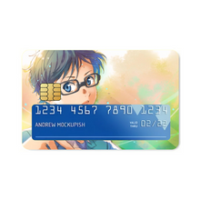 Load image into Gallery viewer, Kousei Arima  Credit Card Skins (4-in-1 Pack)
