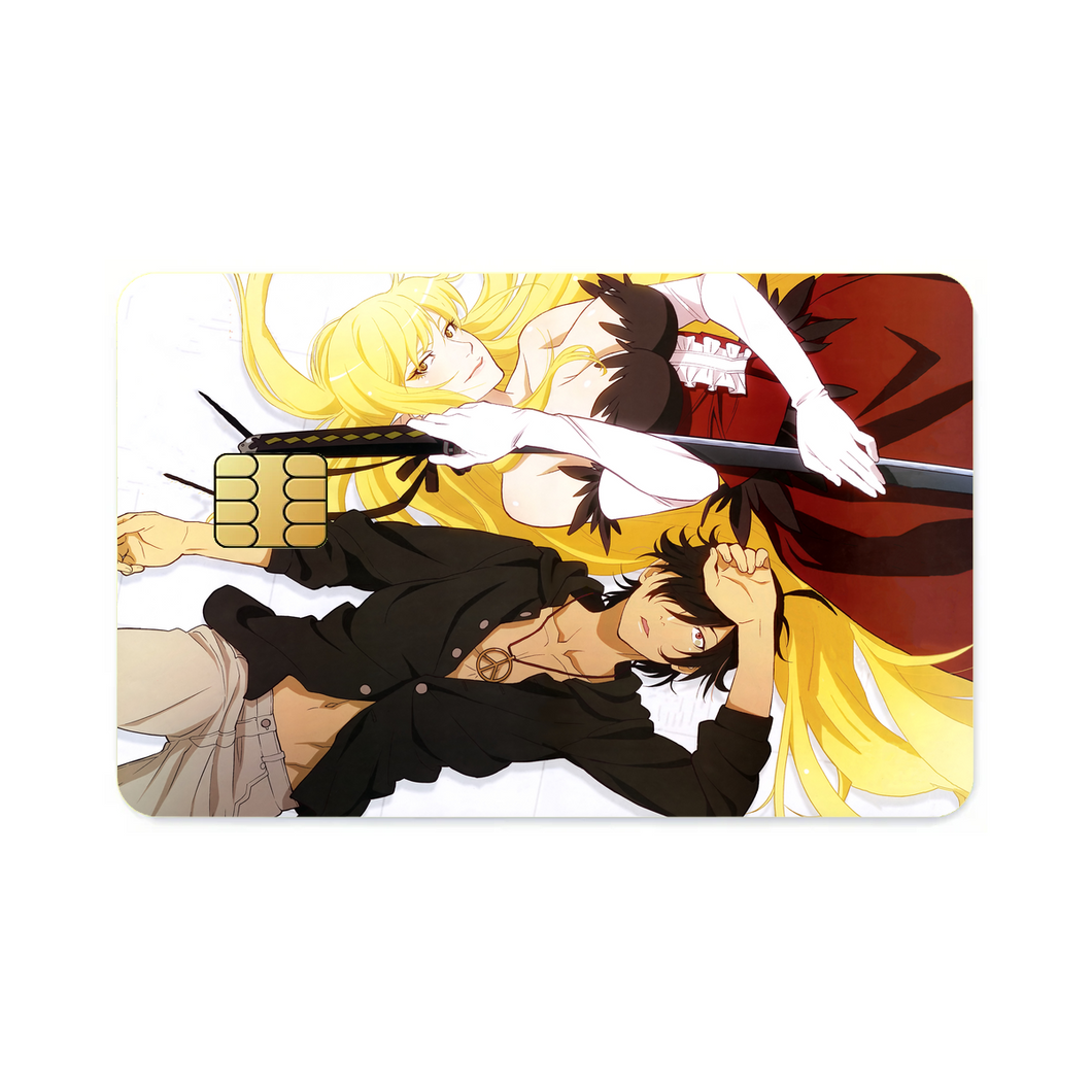 Koyomi and Kiss shot Credit Card Skins (4-in-1 Pack)