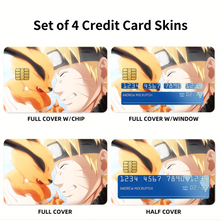Load image into Gallery viewer, Kurama and Naruto  Credit Card Skins (4-in-1 Pack)
