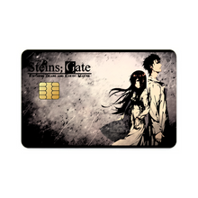 Load image into Gallery viewer, Kurisu and Okabe  Credit Card Skins (4-in-1 Pack)
