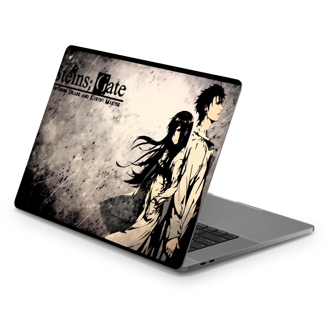 Kurisu and Okabe  Macbook Skin