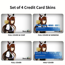 Load image into Gallery viewer, Kurisu Cosplay  Credit Card Skins (4-in-1 Pack)
