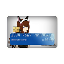 Load image into Gallery viewer, Kurisu Cosplay  Credit Card Skins (4-in-1 Pack)
